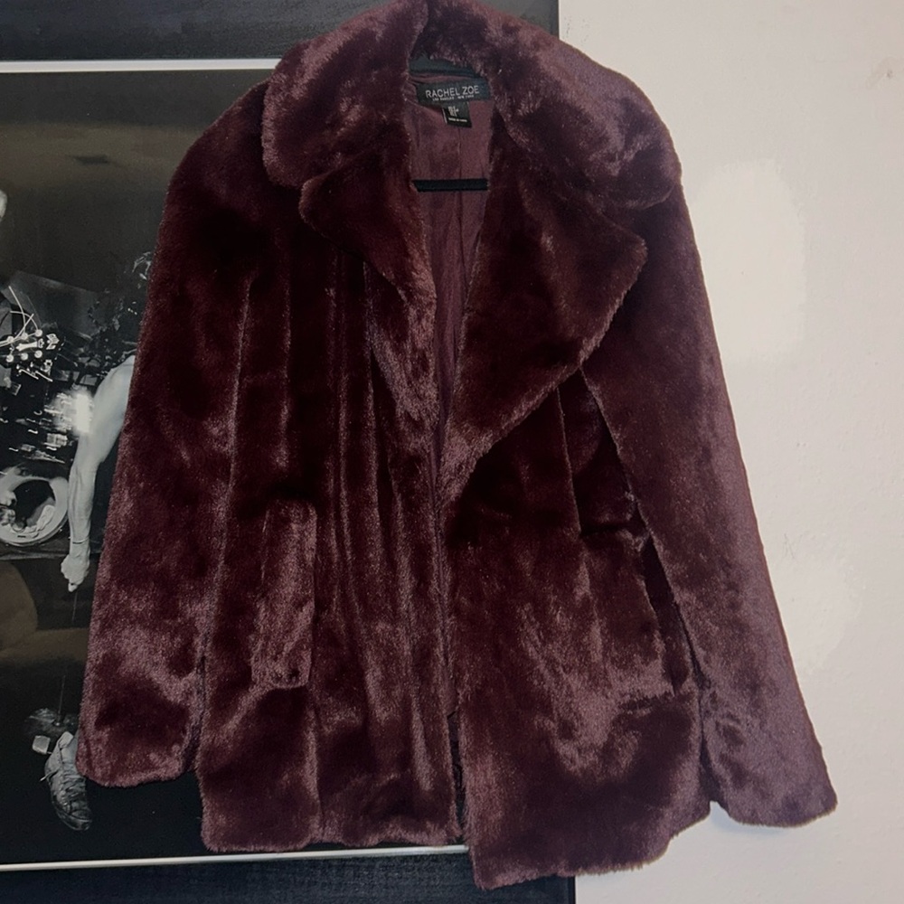 Rachael Zoe faux fur coat